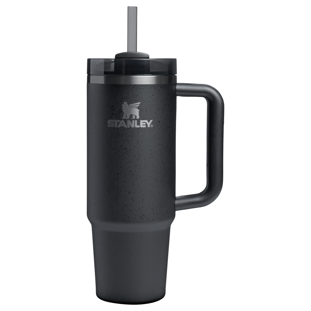Large Capacity The Quencher H2.0 Flowstate Tumbler | Stanley Create D331C - Double-Wall Vacuum Insulated Travel Tumbler with Straw Detail