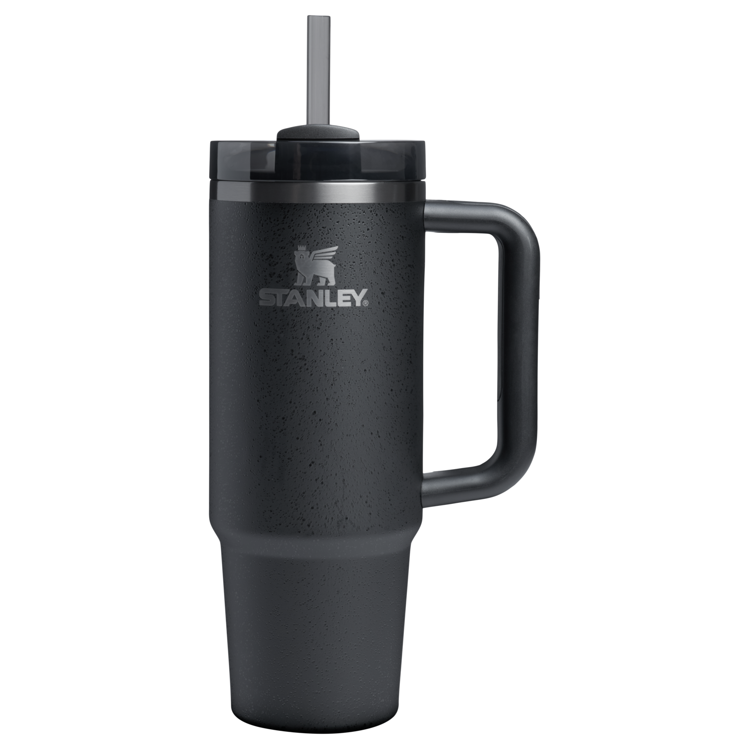 Large Capacity The Quencher H2.0 Flowstate Tumbler | Stanley Create D331C - Double-Wall Vacuum Insulated Travel Tumbler with Straw Detail