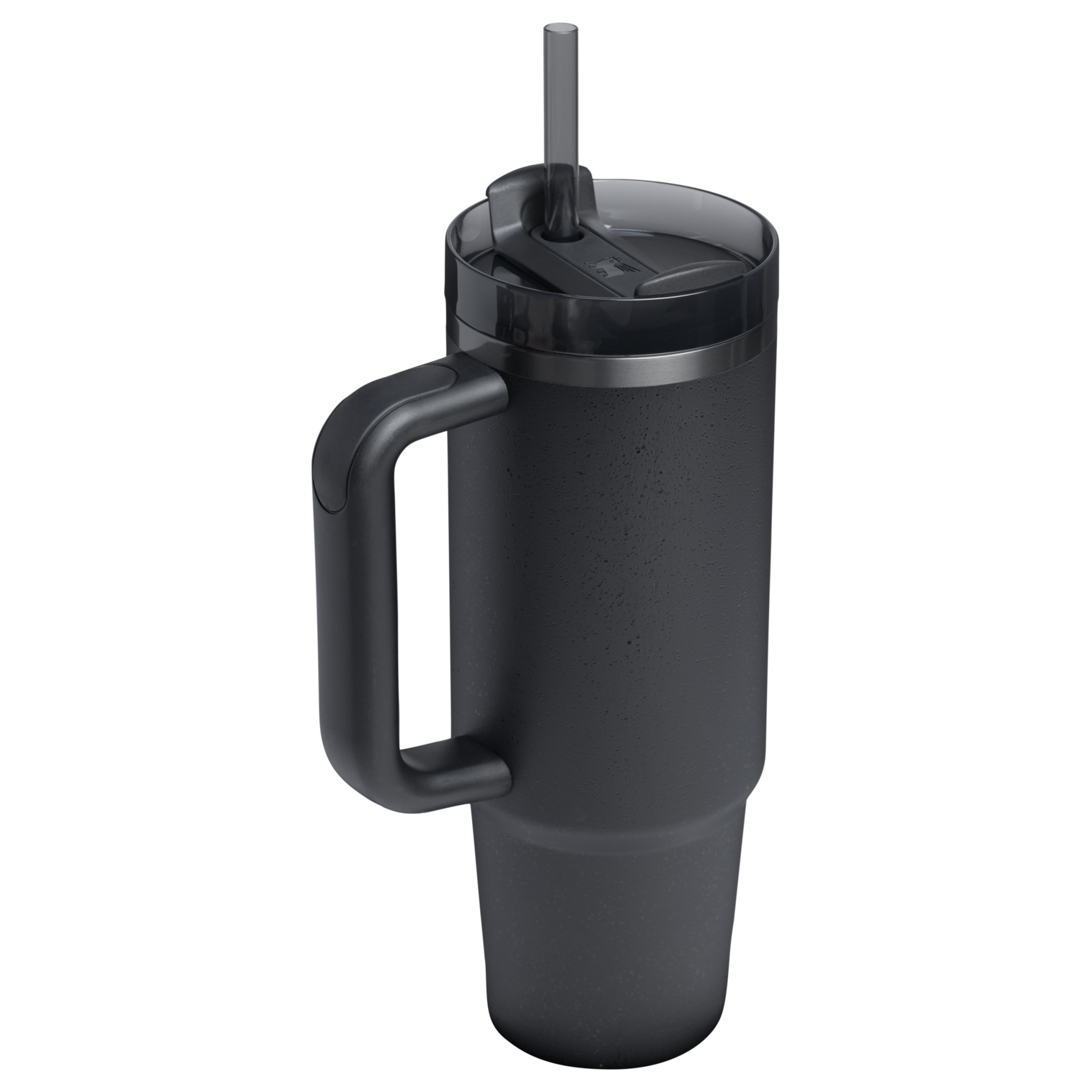 Large Capacity The Quencher H2.0 Flowstate Tumbler | Stanley Create D331C - Double-Wall Vacuum Insulated Travel Tumbler with Straw Detail