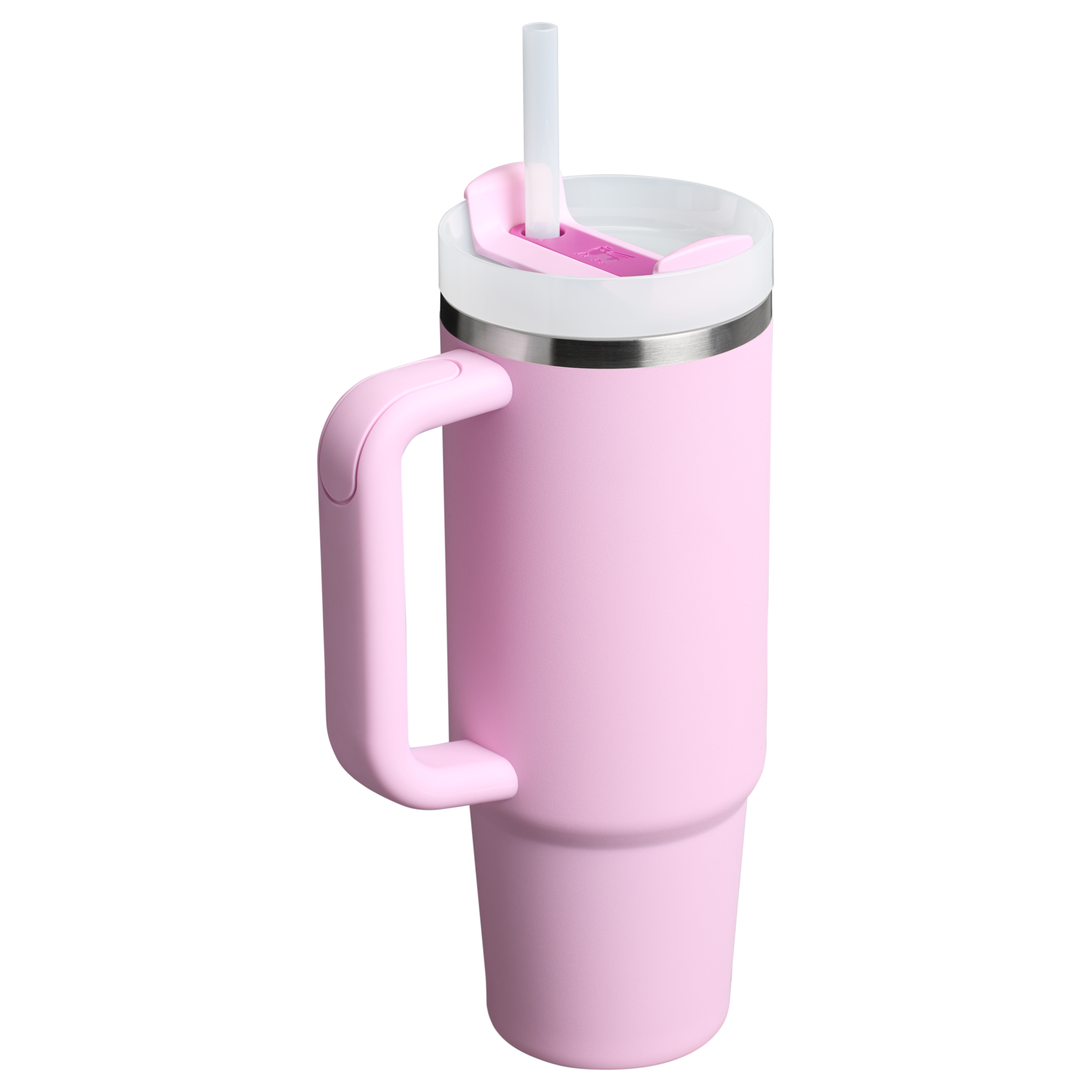 Large Capacity The Quencher H2.0 Flowstate Tumbler | Stanley Create D331C - Double-Wall Vacuum Insulated Travel Tumbler with Straw Detail