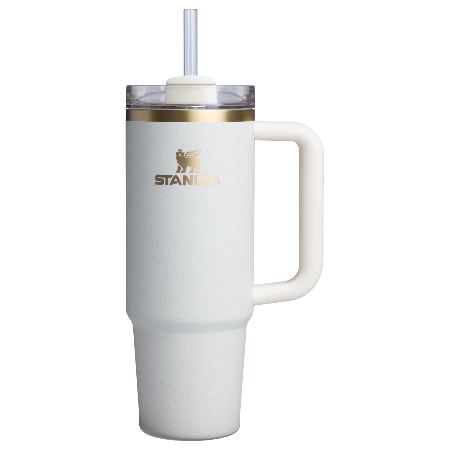 Large Capacity The Quencher H2.0 Flowstate Tumbler | Stanley Create D331C - Double-Wall Vacuum Insulated Travel Tumbler with Straw Detail