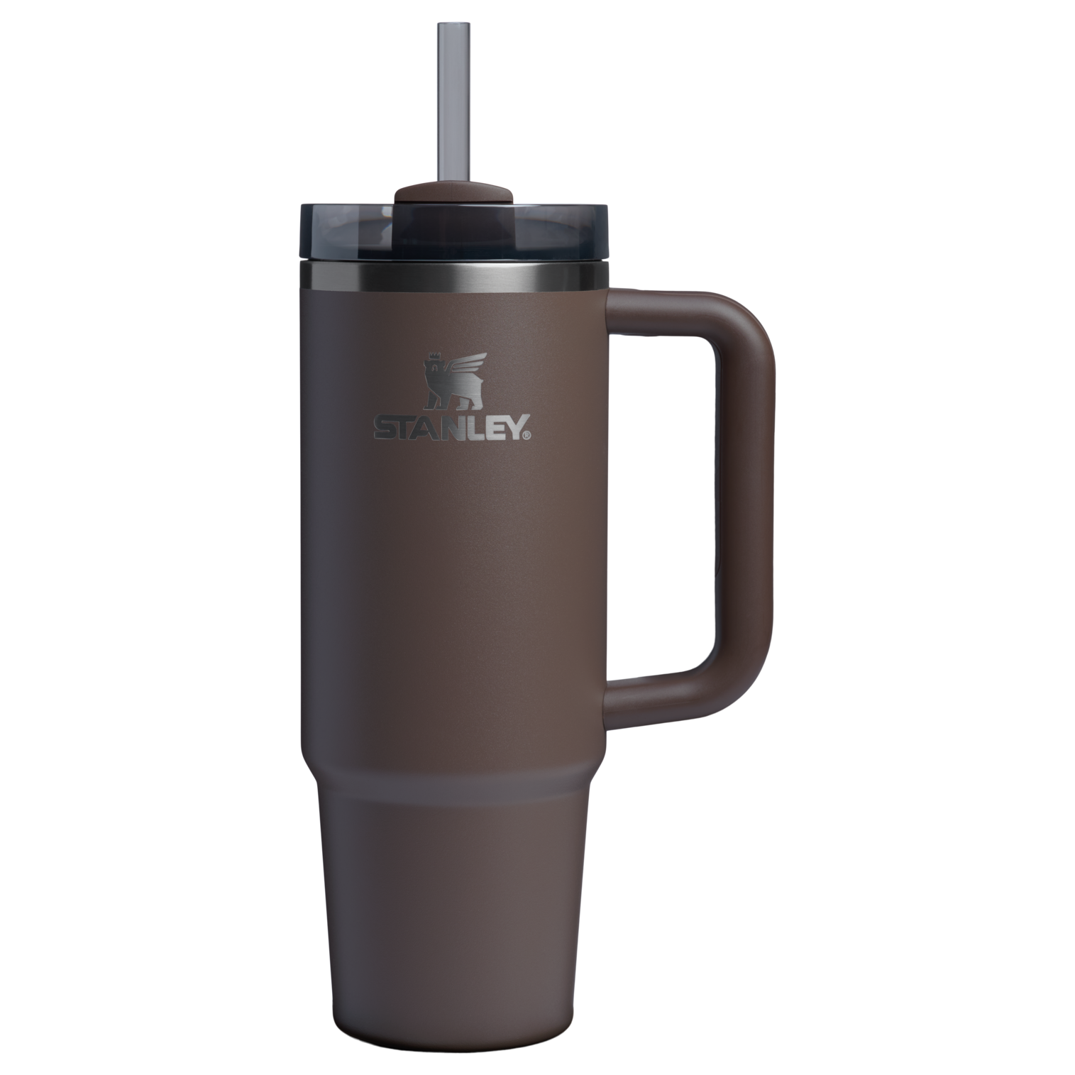 Large Capacity The Quencher H2.0 Flowstate Tumbler | Stanley Create D331C - Double-Wall Vacuum Insulated Travel Tumbler with Straw Detail