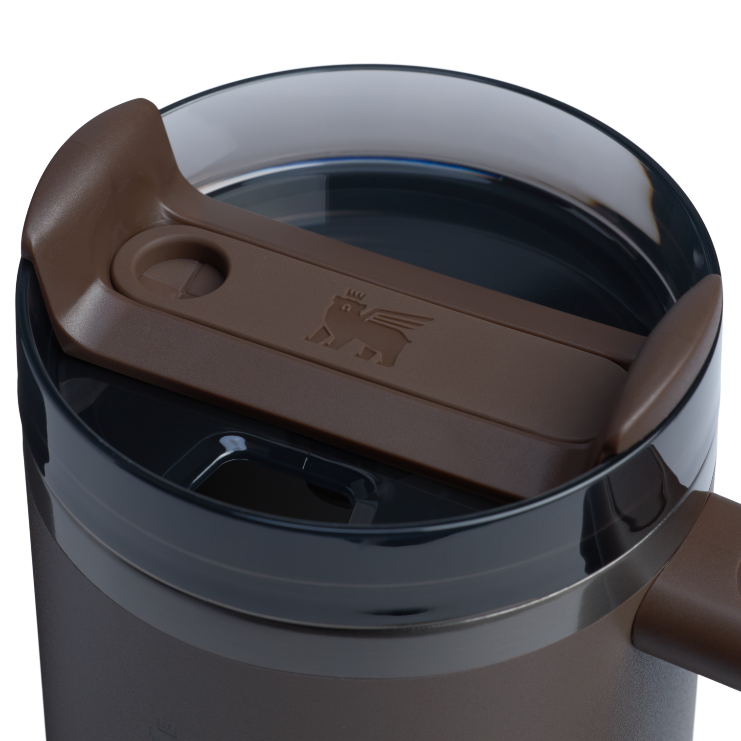 Large Capacity The Quencher H2.0 Flowstate Tumbler | Stanley Create D331C - Double-Wall Vacuum Insulated Travel Tumbler with Straw Detail
