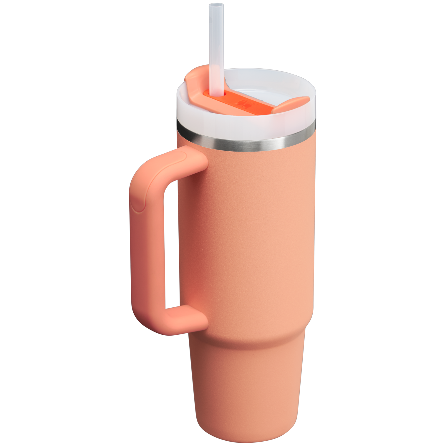 Large Capacity The Quencher H2.0 Flowstate Tumbler | Stanley Create D331C - Double-Wall Vacuum Insulated Travel Tumbler with Straw Detail