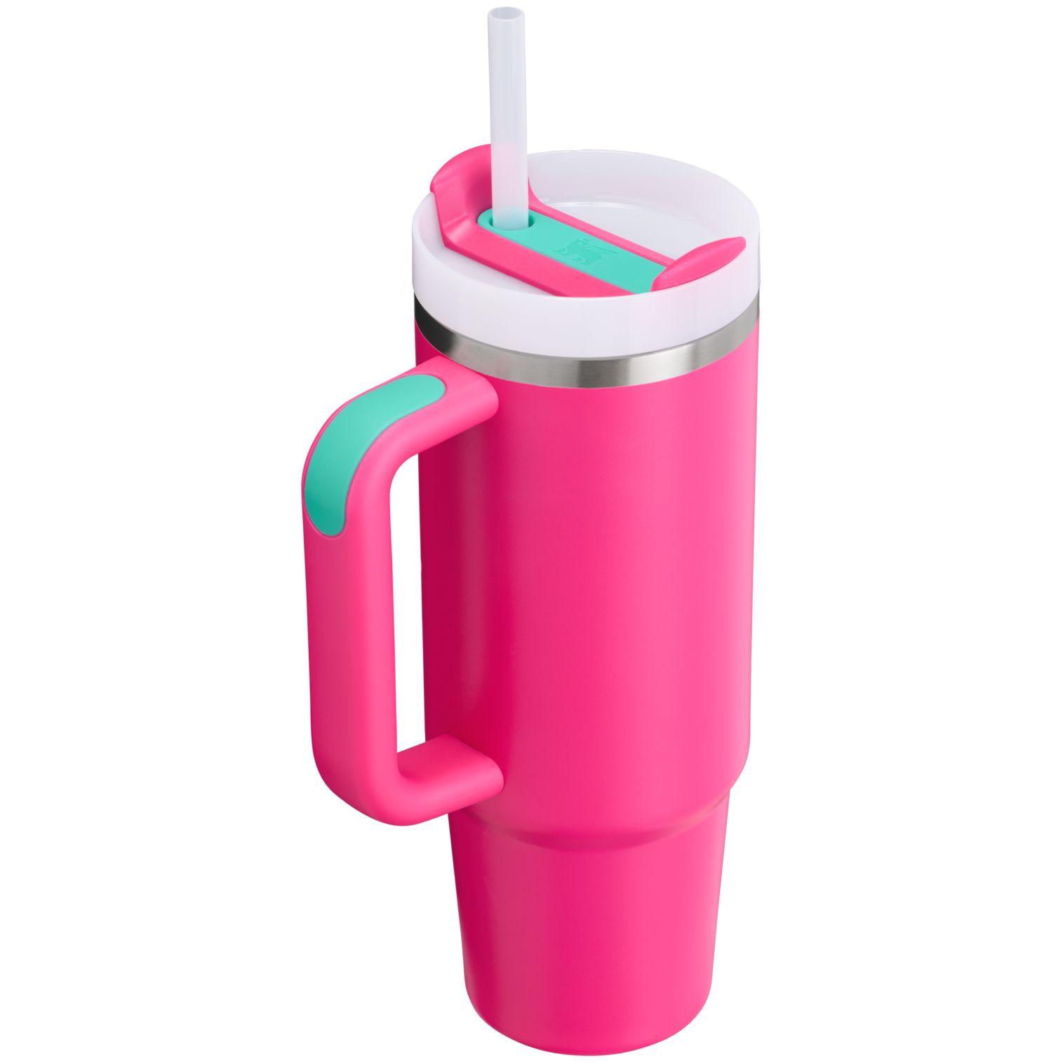 Large Capacity The Quencher H2.0 Flowstate Tumbler | Stanley Create D331C - Double-Wall Vacuum Insulated Travel Tumbler with Straw Detail