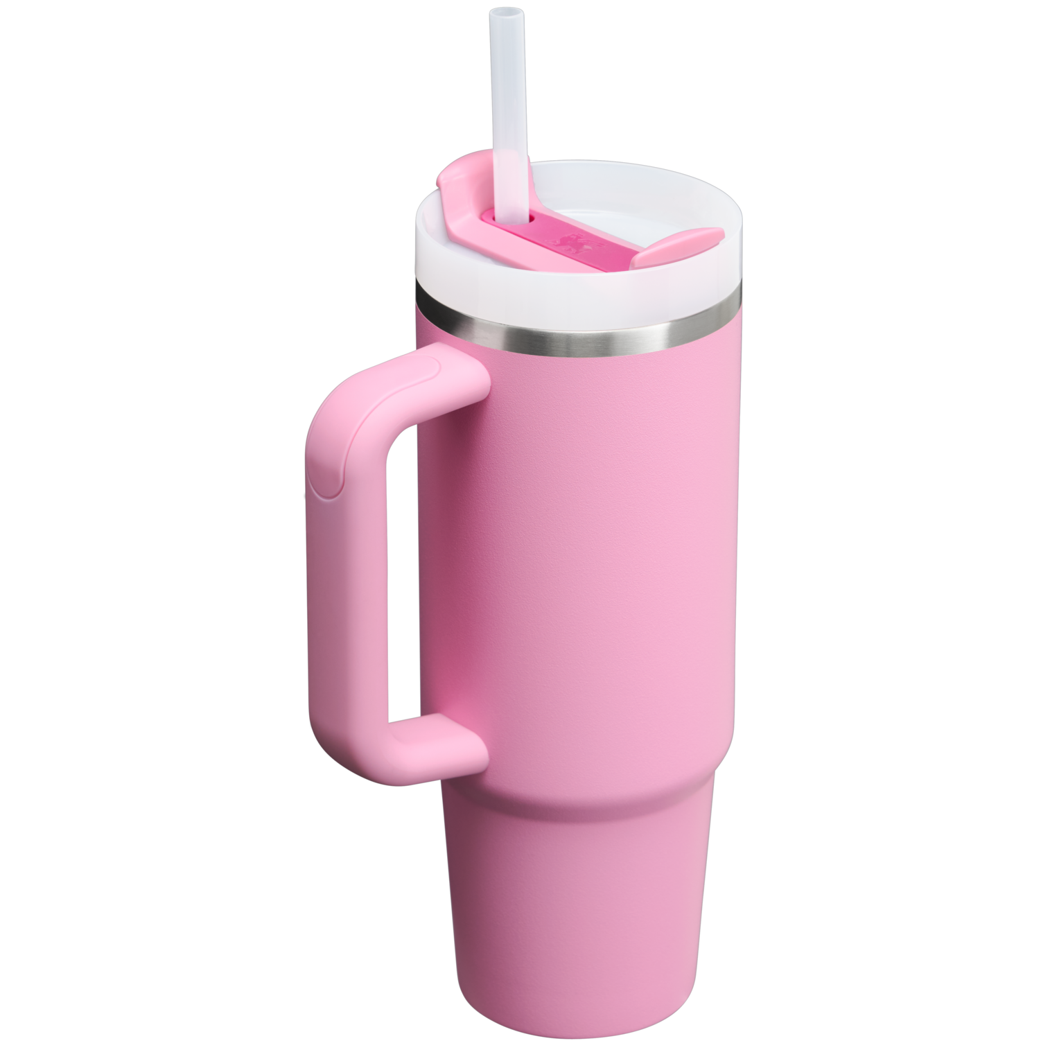 Large Capacity The Quencher H2.0 Flowstate Tumbler | Stanley Create D331C - Double-Wall Vacuum Insulated Travel Tumbler with Straw Detail