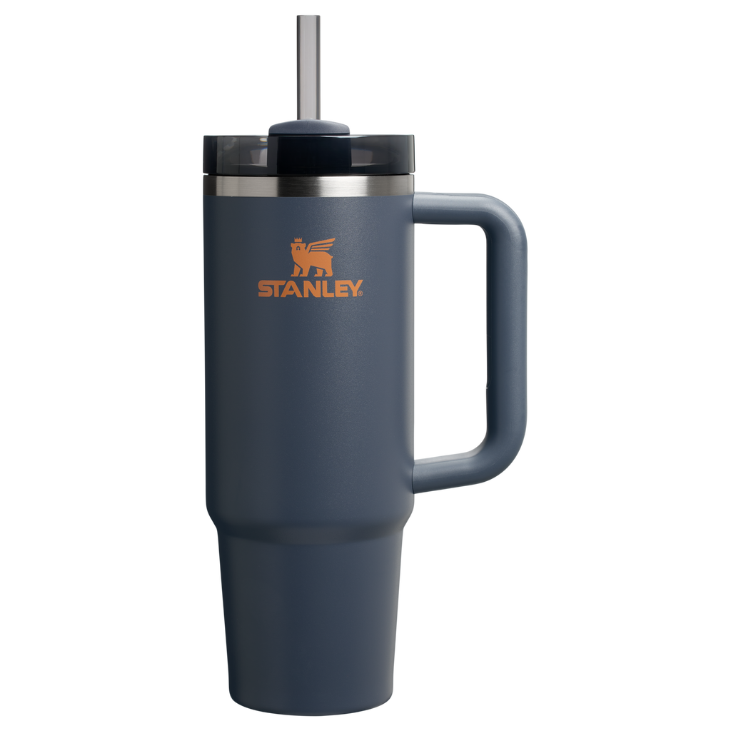 Large Capacity The Quencher H2.0 Flowstate Tumbler | Stanley Create D331C - Double-Wall Vacuum Insulated Travel Tumbler with Straw - Twilight
