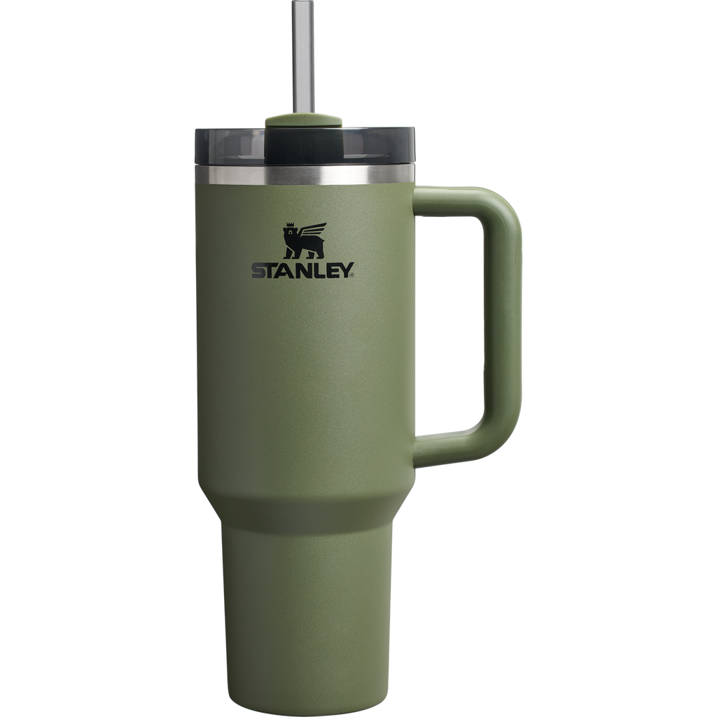 Large Capacity The Quencher H2.0 Flowstate Tumbler D050X - 40oz Large Capacity Car-Cup Friendly Quencher - Dried Pine