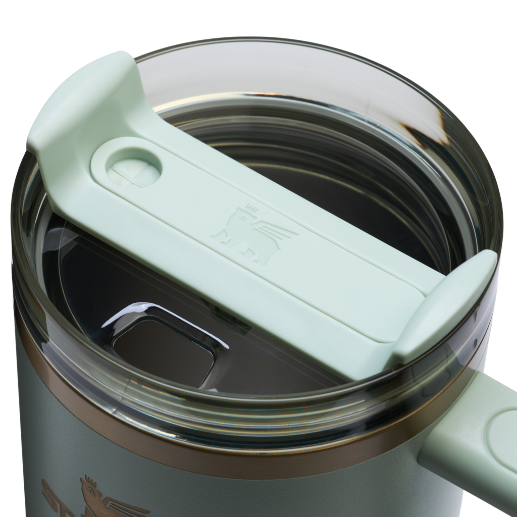 Car-Cup Friendly The Quencher H2.0 Flowstate Tumbler  | Stanley Create D332L - FlowState 3-Position Lid Insulated Travel Mug Detail