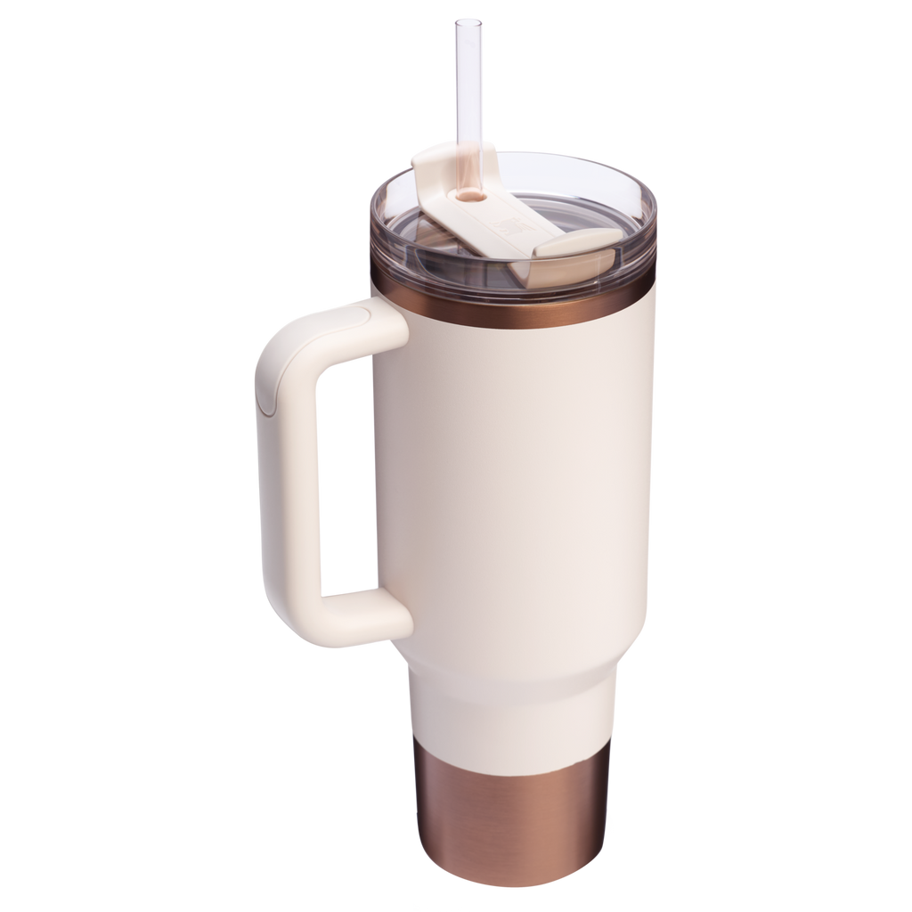 Car-Cup Friendly The Quencher H2.0 Flowstate Tumbler  | Stanley Create D332L - FlowState 3-Position Lid Insulated Travel Mug Detail
