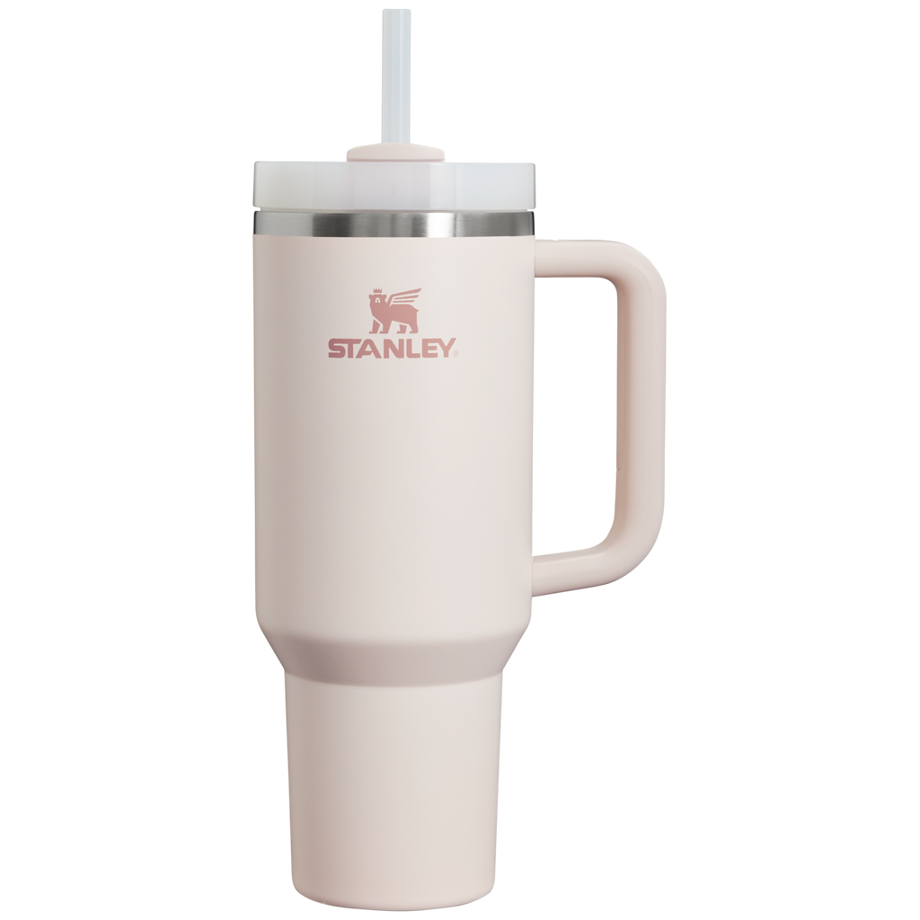 Car-Cup Friendly The Quencher H2.0 Flowstate Tumbler  | Stanley Create D332L - FlowState 3-Position Lid Insulated Travel Mug - Rose Quartz 2.0