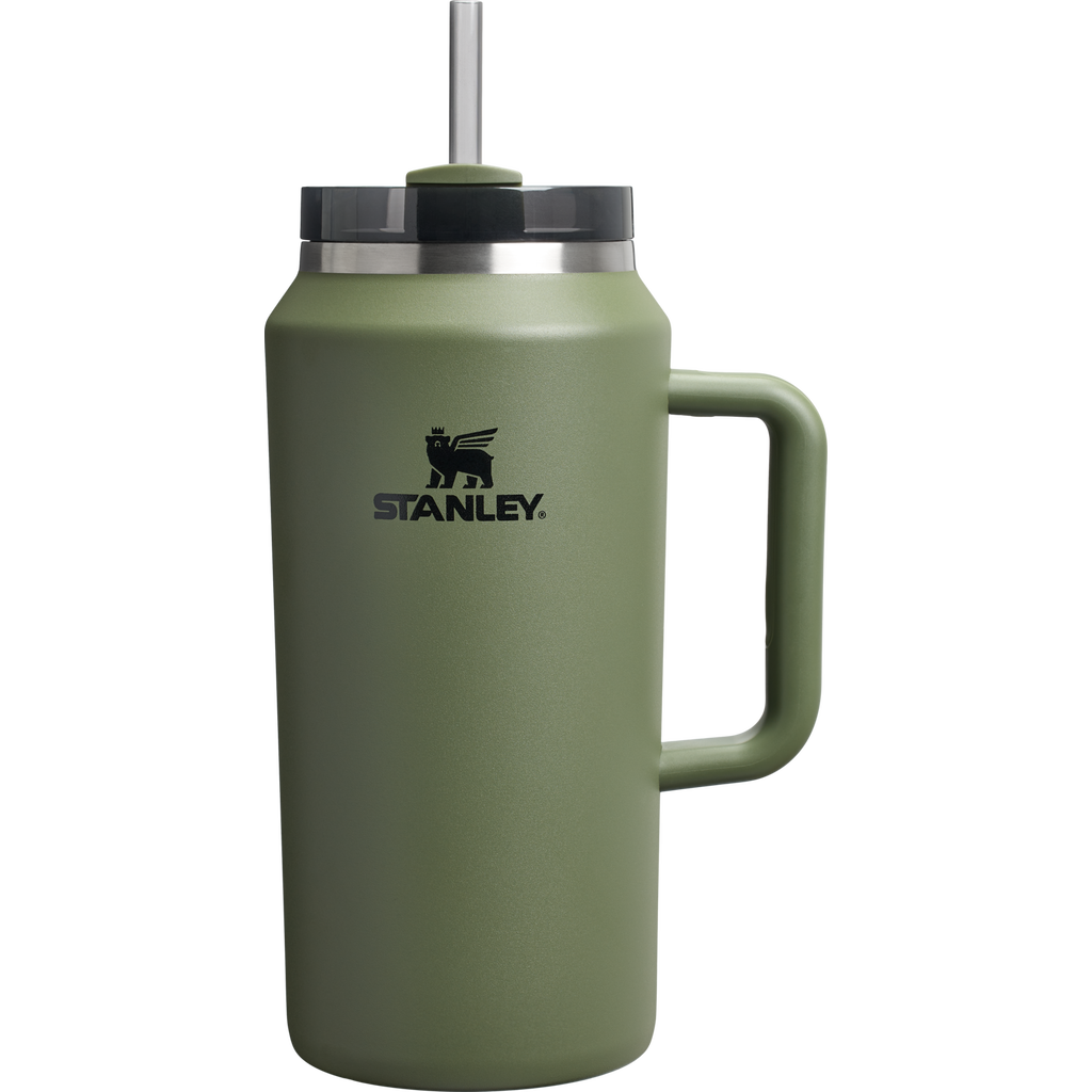 Insulated Travel The Quencher H2.0 Flowstate Tumbler D365U - Double-Wall Vacuum Insulated Travel Tumbler with Straw - Dried Pine