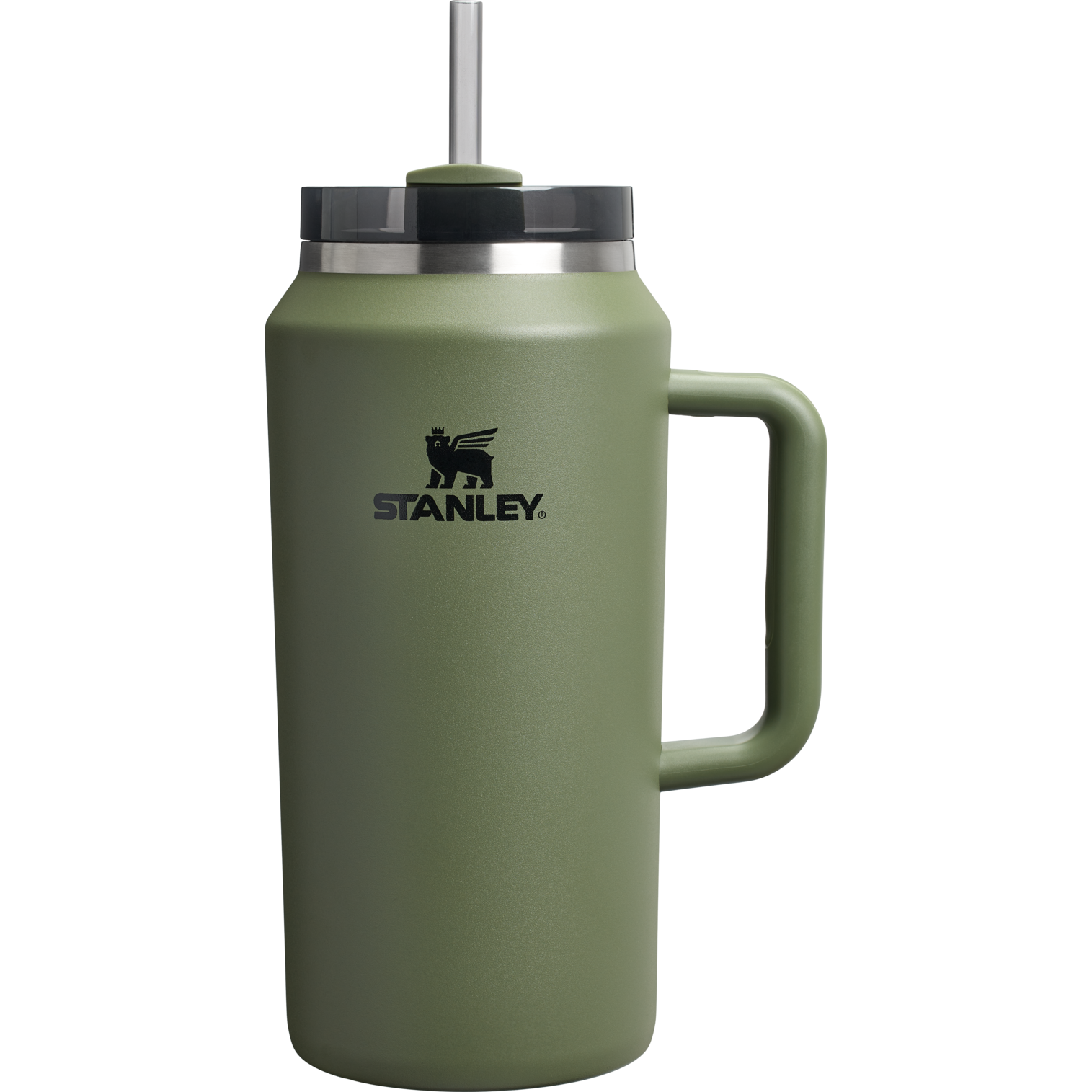 Insulated Travel The Quencher H2.0 Flowstate Tumbler D365U - Double-Wall Vacuum Insulated Travel Tumbler with Straw - Dried Pine