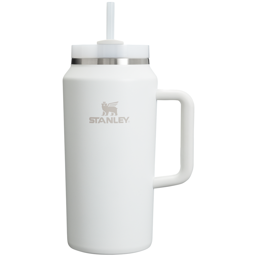 Car-Cup Friendly The Quencher H2.0 Flowstate Tumbler D033Q - Premium Stainless Steel Straw Cup for All-Day Hydration - Frost