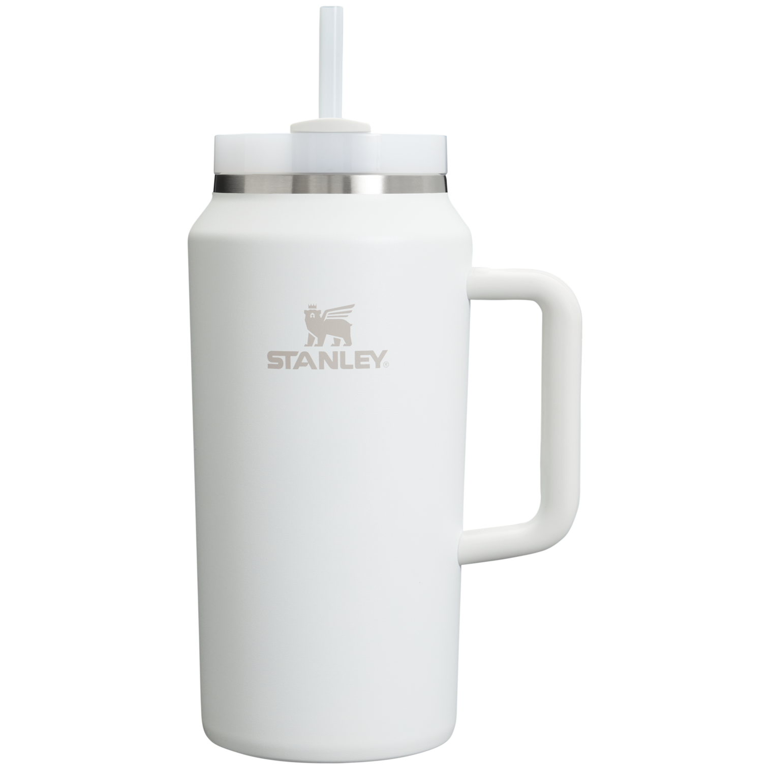 Car-Cup Friendly The Quencher H2.0 Flowstate Tumbler D033Q - Premium Stainless Steel Straw Cup for All-Day Hydration - Frost