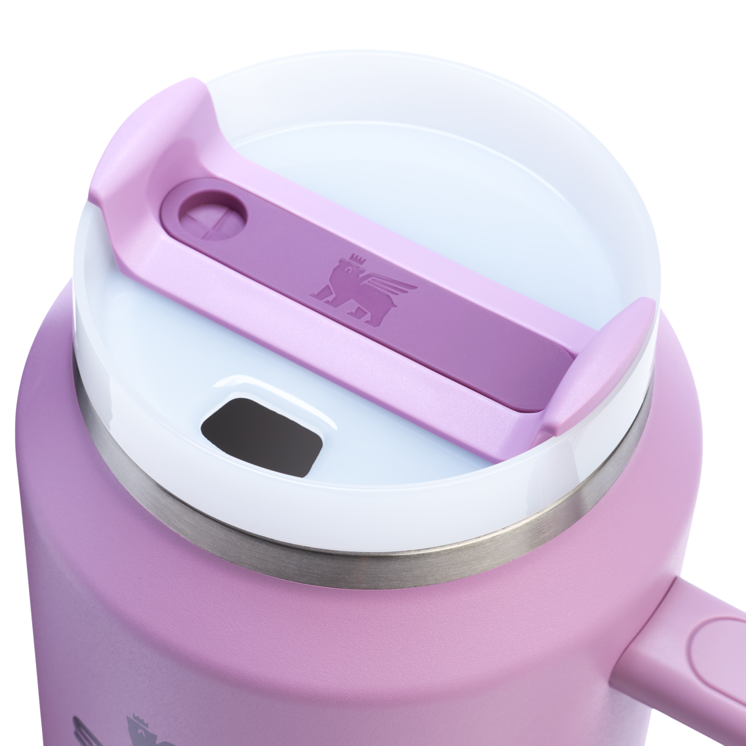 Insulated Travel The Quencher H2.0 Flowstate Tumbler D365U - Double-Wall Vacuum Insulated Travel Tumbler with Straw Detail