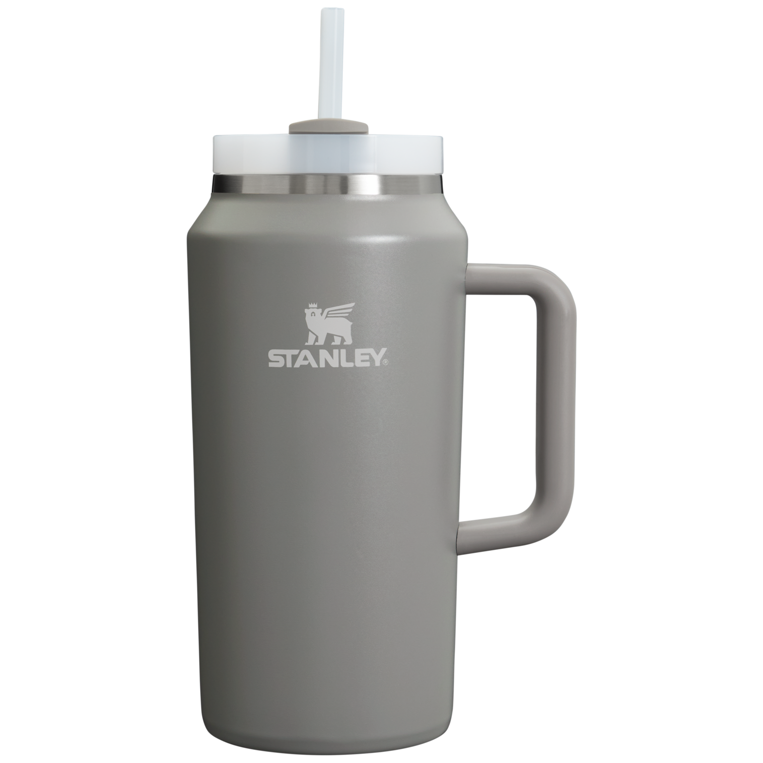 Car-Cup Friendly The Quencher H2.0 Flowstate Tumbler D033Q - Premium Stainless Steel Straw Cup for All-Day Hydration - Stone