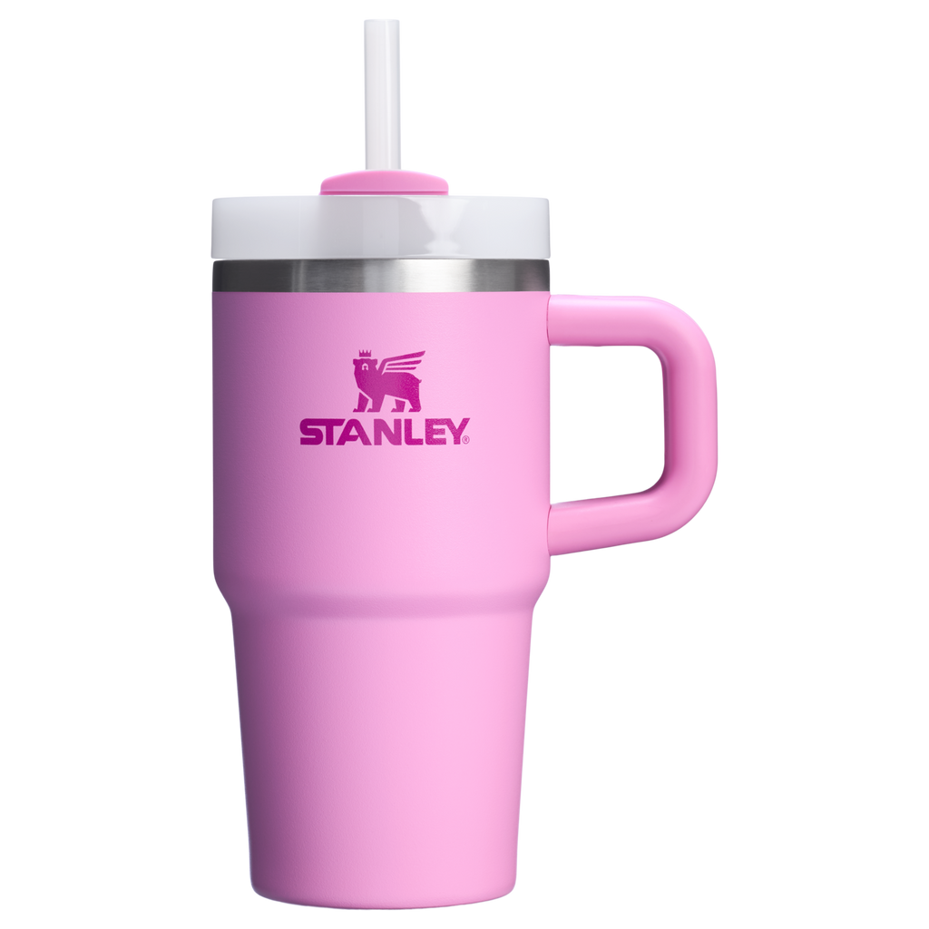 Splash-Resistant FlowState The Quencher H2.O Flowstate Tumbler D251V - Double-Wall Vacuum Insulated Travel Tumbler with Straw - Peony