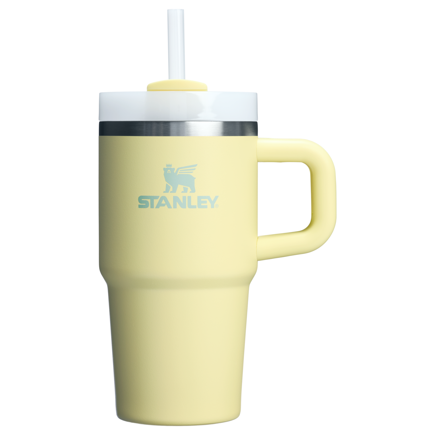 Car-Cup Friendly The Quencher H2.O Flowstate Tumbler with Handle | Stanley Create D309N - Premium Stainless Steel Straw Cup for All-Day Hydration Detail