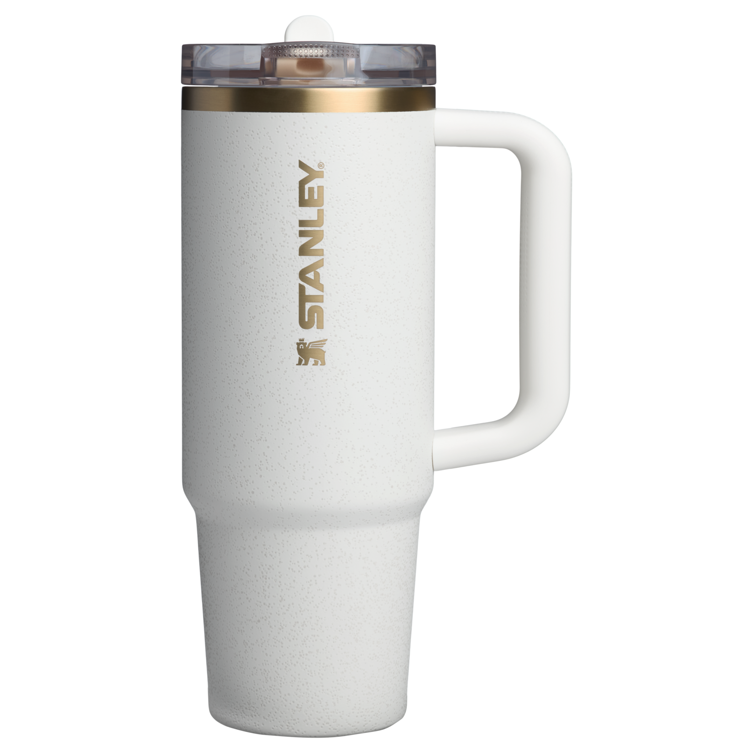 Large Capacity The Quencher H2.0 Flowstate Tumbler | Stanley Create D331C - Double-Wall Vacuum Insulated Travel Tumbler with Straw Detail