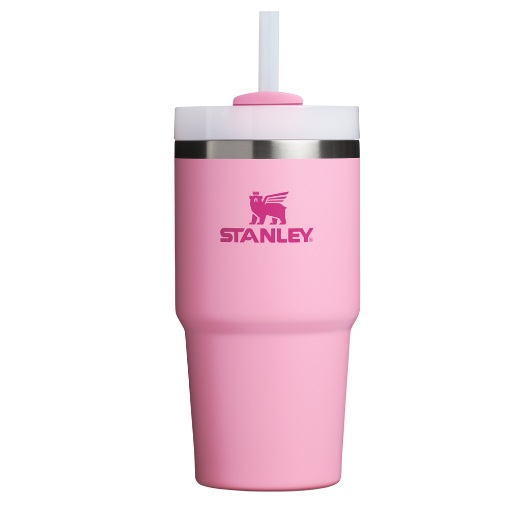 Large Capacity The Quencher H2.0 Flowstate Tumbler | Stanley Create D330L - Premium Stainless Steel Straw Cup for All-Day Hydration - Rose Quartz 2.0