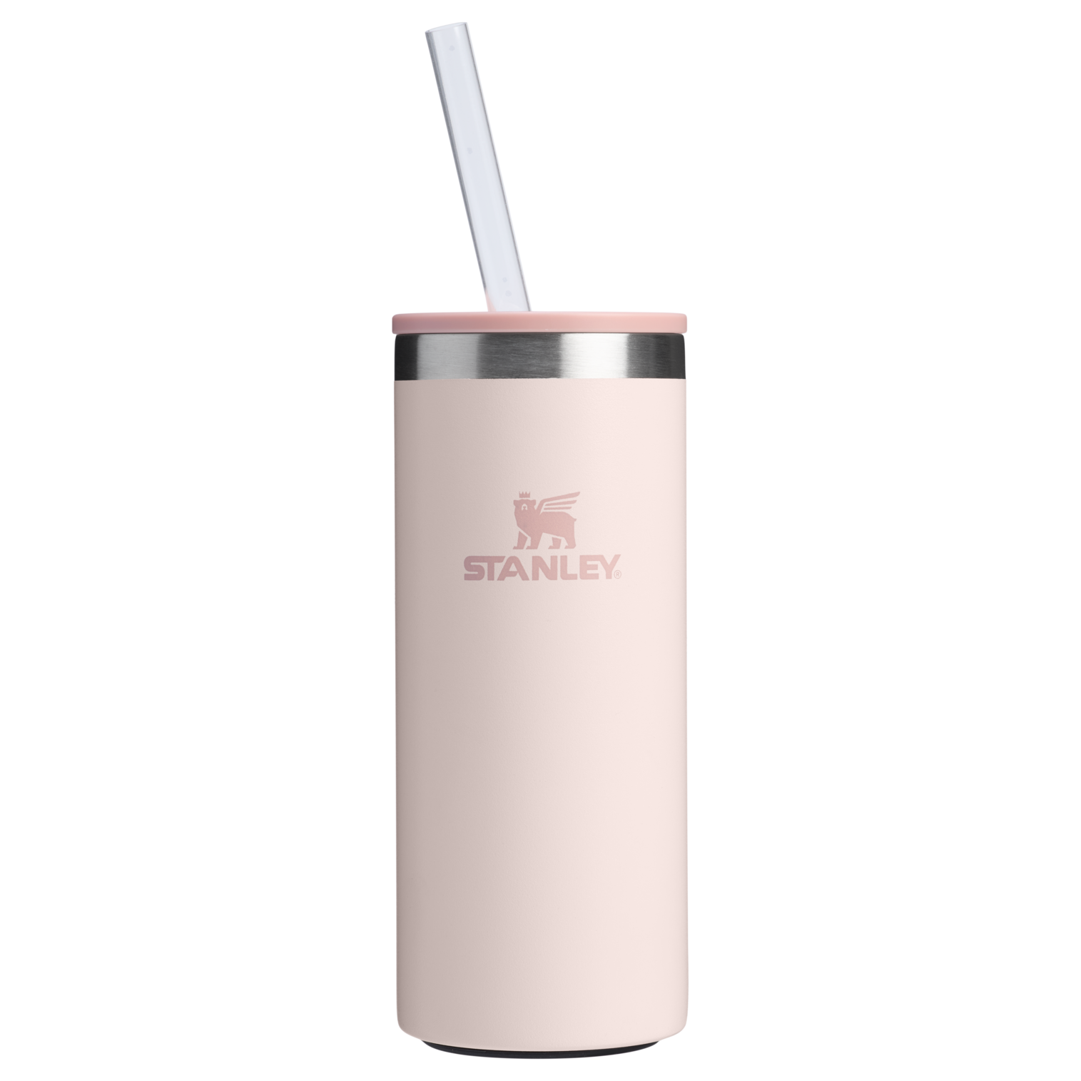 Leak-Proof Insulated The Everyday Slim Can Cooler Cup D065Q - Julienne Series Portable Picnic Chiller Tote - Rose Quartz