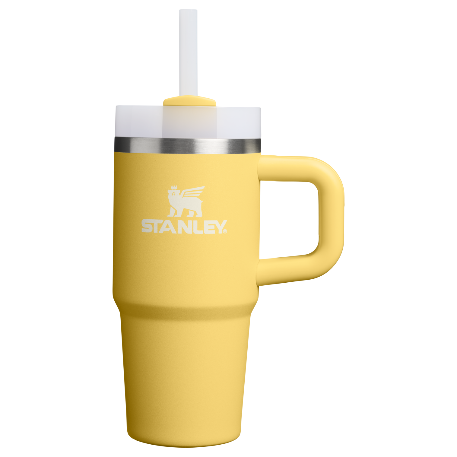 Large Capacity The Quencher H2.O Flowstate Tumbler | Stanley Create D291F - FlowState 3-Position Lid Insulated Travel Mug - Daffodil