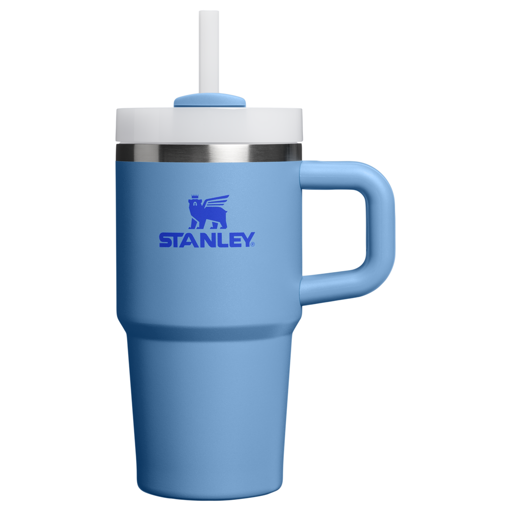 Insulated Travel The Quencher H2.O Flowstate Tumbler | Stanley Create D274S - Premium Stainless Steel Straw Cup for All-Day Hydration - Blue Sky