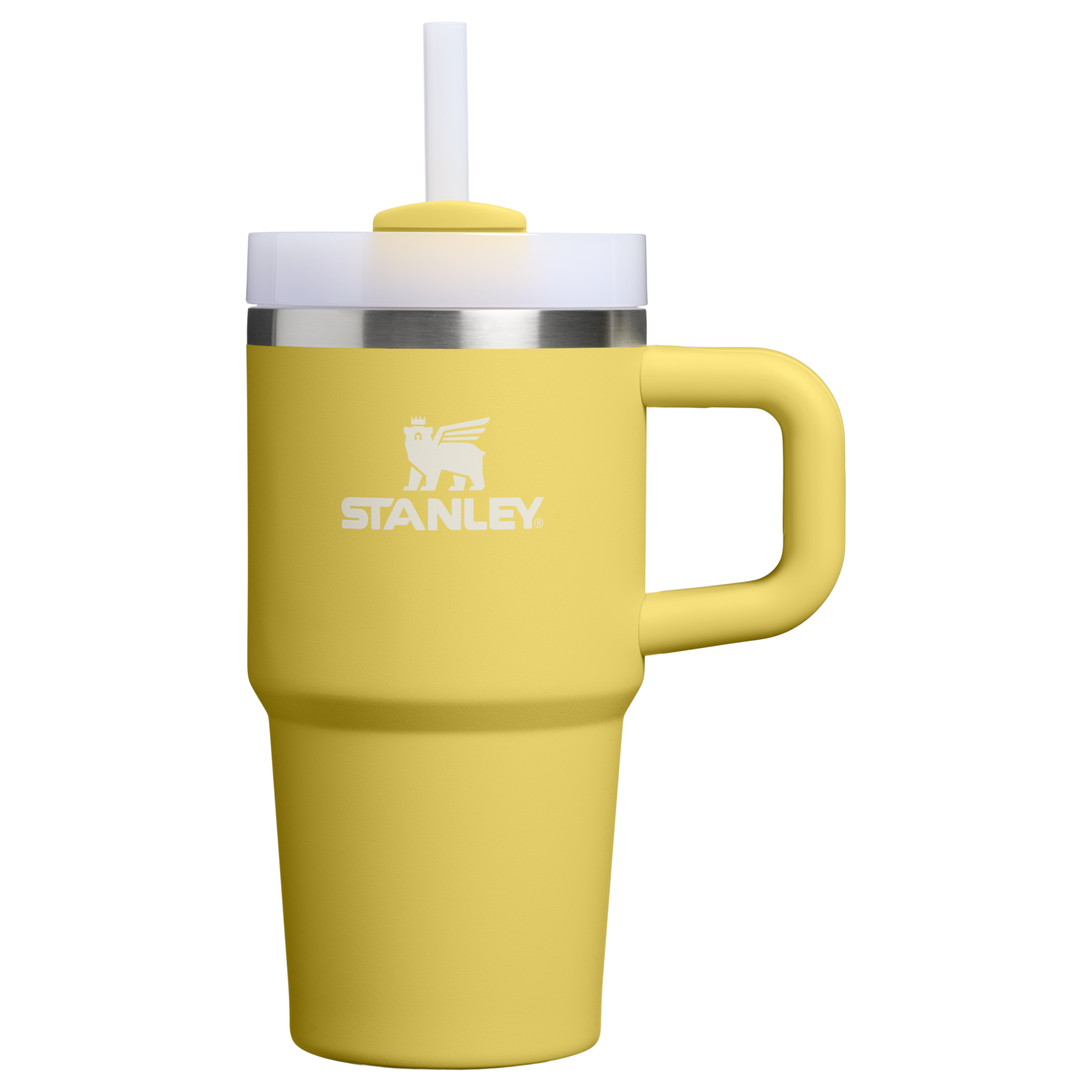 Insulated Travel The Quencher H2.O Flowstate Tumbler | Stanley Create D274S - Premium Stainless Steel Straw Cup for All-Day Hydration - Daffodil