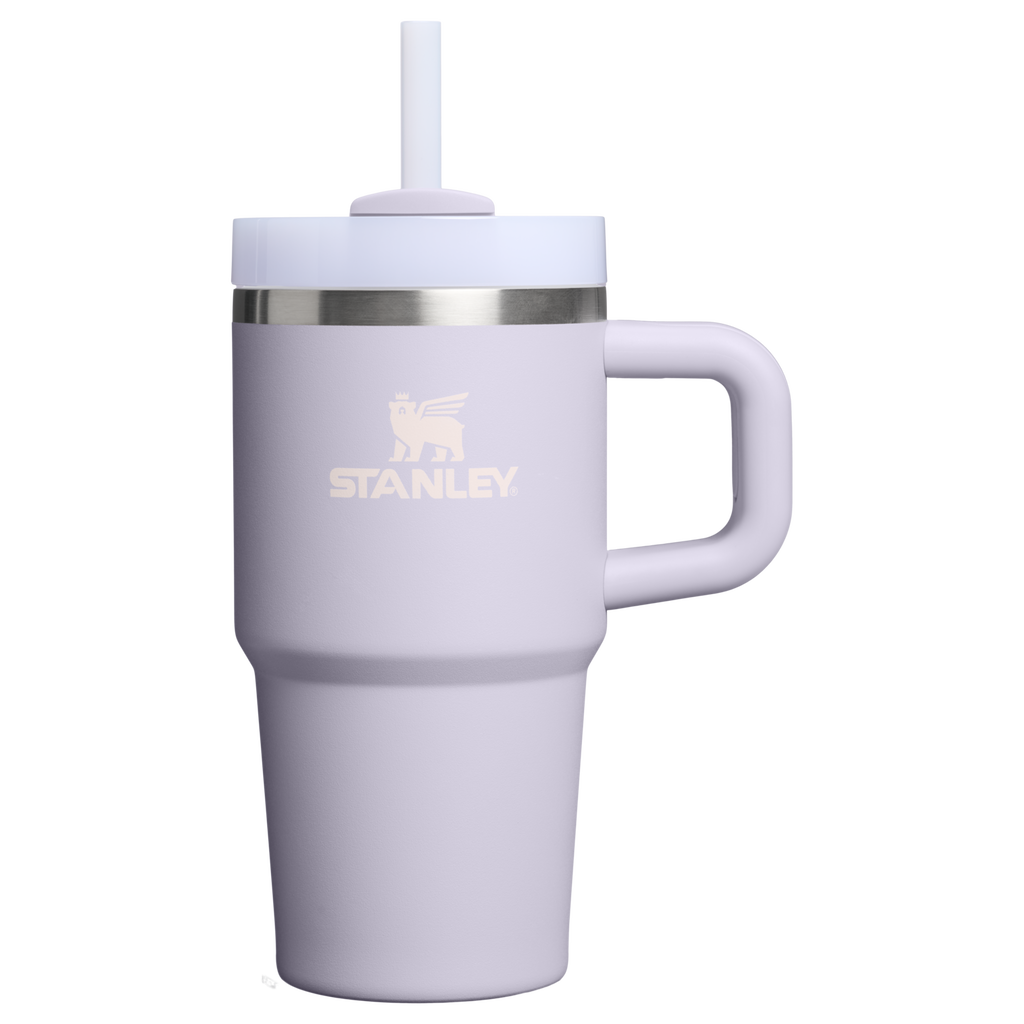 Insulated Travel The Quencher H2.O Flowstate Tumbler | Stanley Create D274S - Premium Stainless Steel Straw Cup for All-Day Hydration - Purple Dust