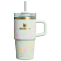 Splash-Resistant FlowState The Easter Quencher H2.0  Flowstate Tumbler D259S - 40oz Large Capacity Car-Cup Friendly Quencher - Spring Blossoms