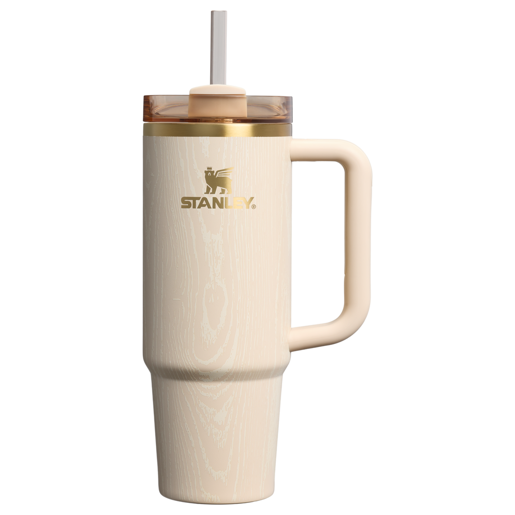 Large Capacity The Cheers & Cheer Quencher H2.0 Flowstate Tumbler D189S - 40oz Large Capacity Car-Cup Friendly Quencher - Birch Woodgrain