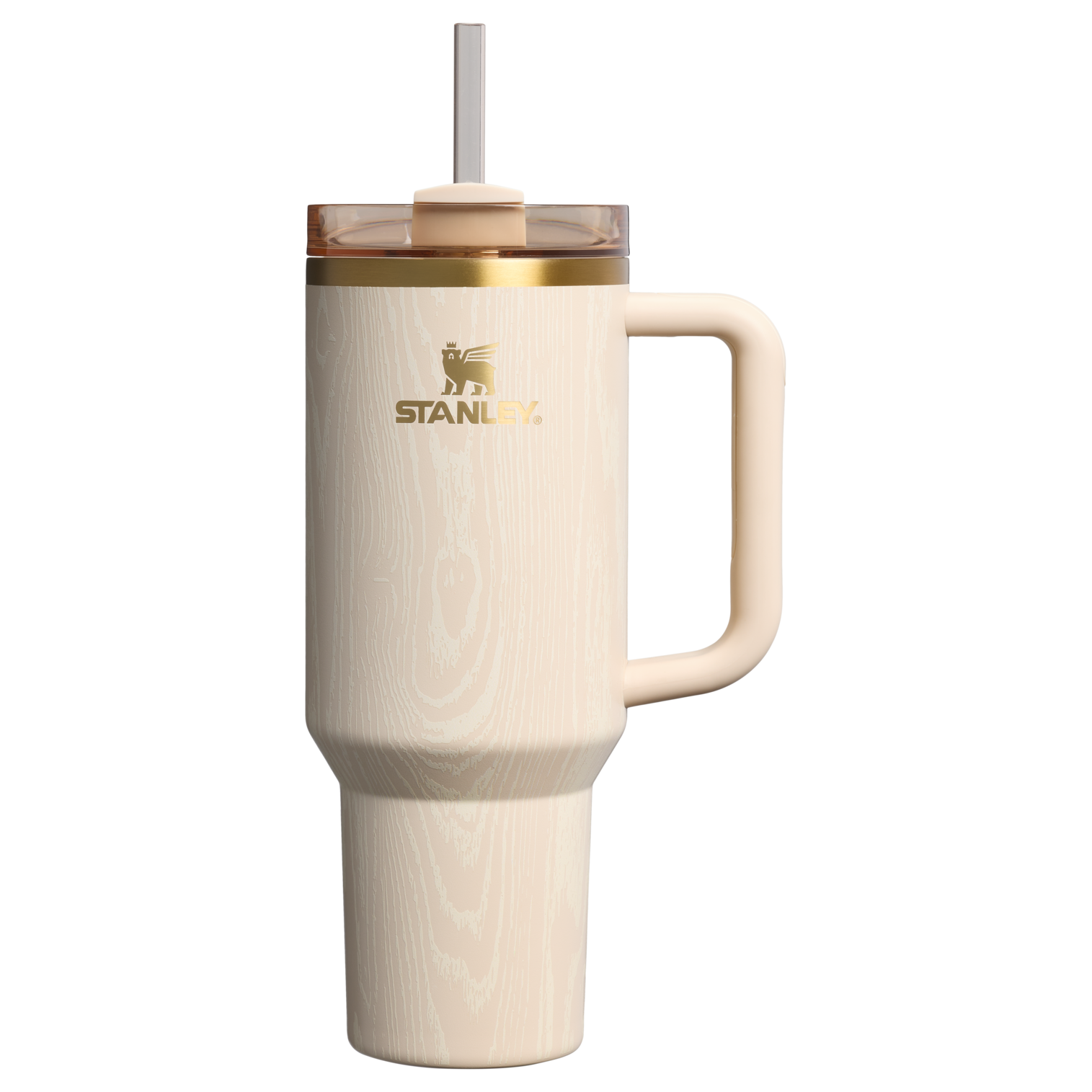 Double-Wall Vacuum The Cheers & Cheer Quencher H2.0 Flowstate Tumbler D188Q - Double-Wall Vacuum Insulated Travel Tumbler with Straw - Birch Woodgrain
