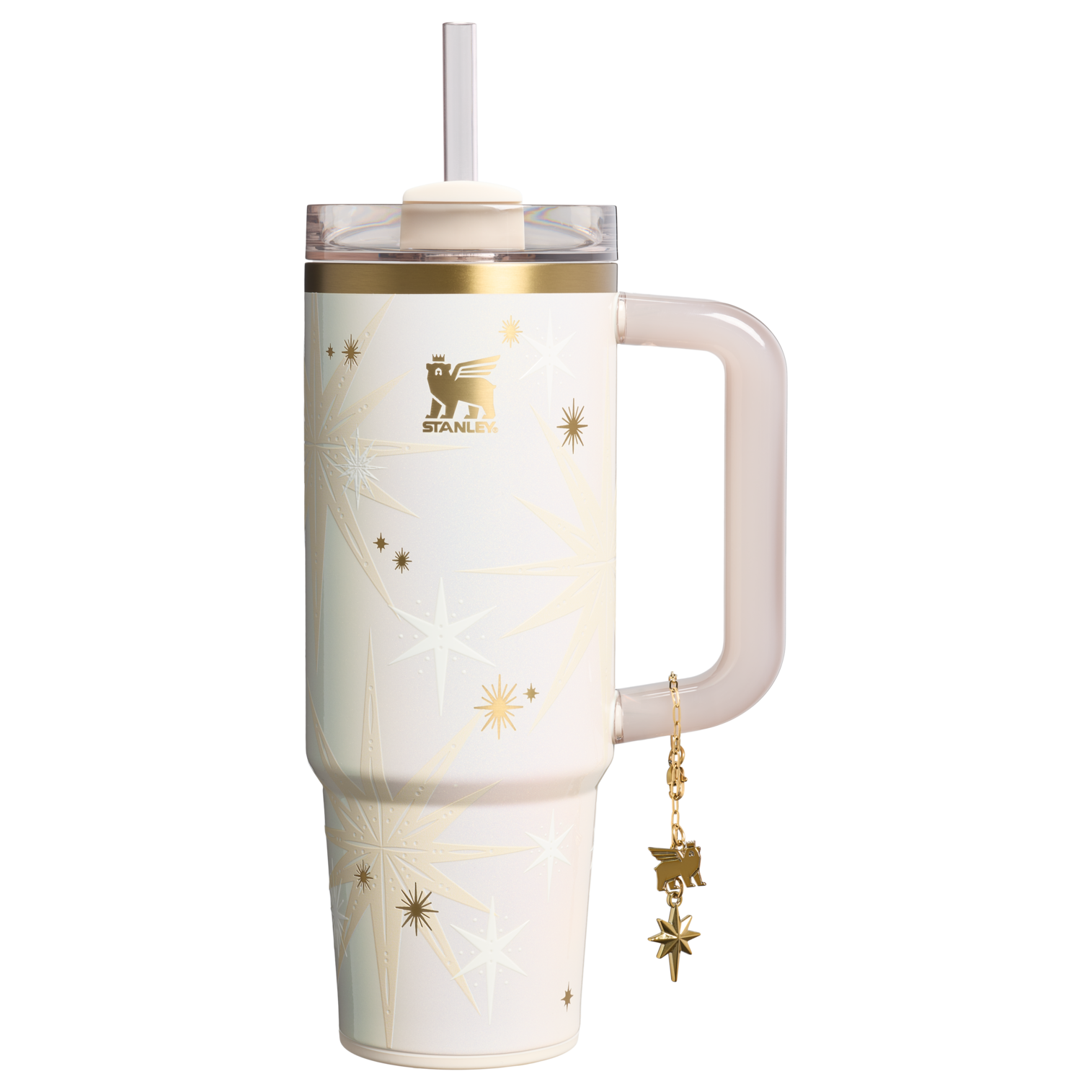 Car-Cup Friendly The Quencher Luxe H2.0 Flowstate Tumbler D209D - 40oz Large Capacity Car-Cup Friendly Quencher - Starlight Shimmer