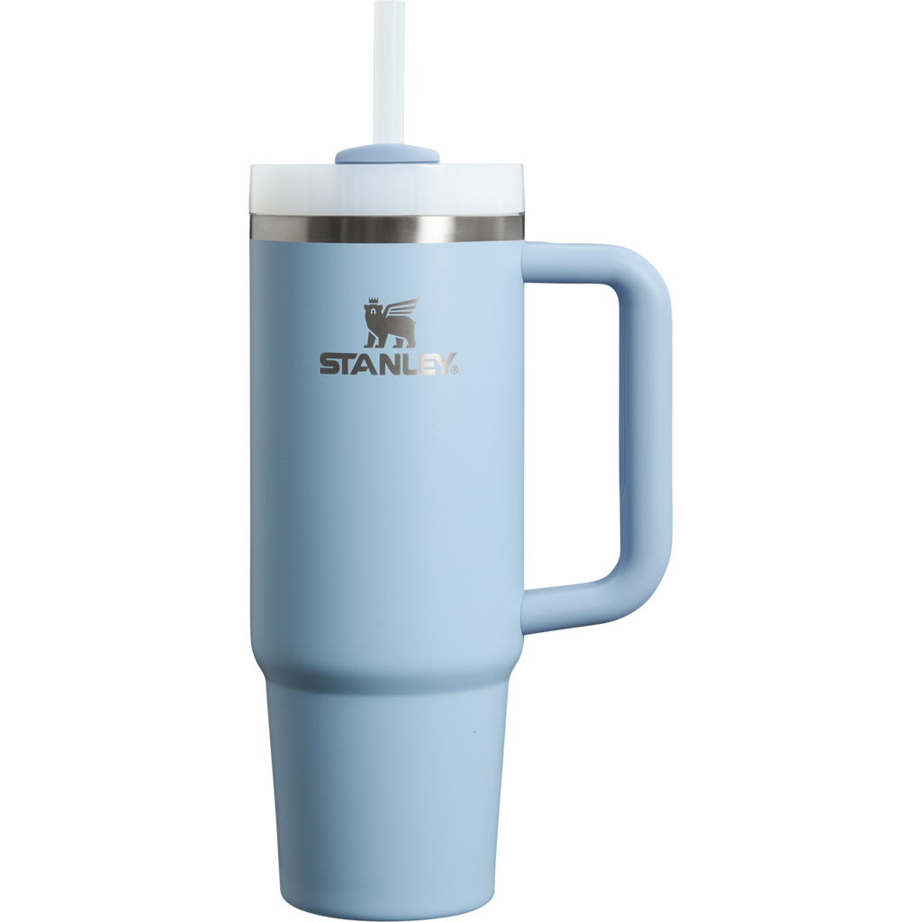Large Capacity The Quencher H2.0 Flowstate Tumbler | Stanley Create D331C - Double-Wall Vacuum Insulated Travel Tumbler with Straw Detail