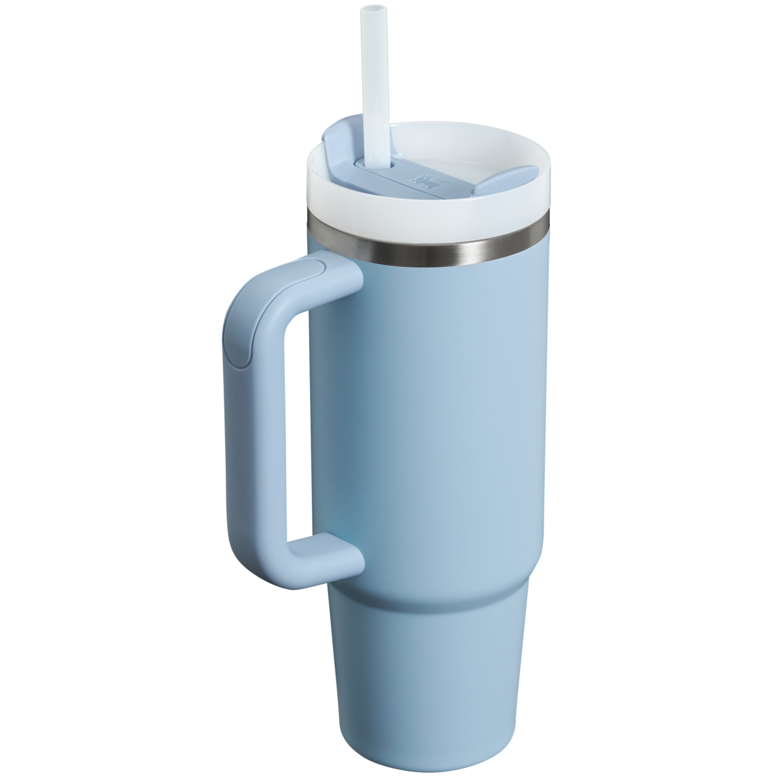 Large Capacity The Quencher H2.0 Flowstate Tumbler | Stanley Create D331C - Double-Wall Vacuum Insulated Travel Tumbler with Straw Detail