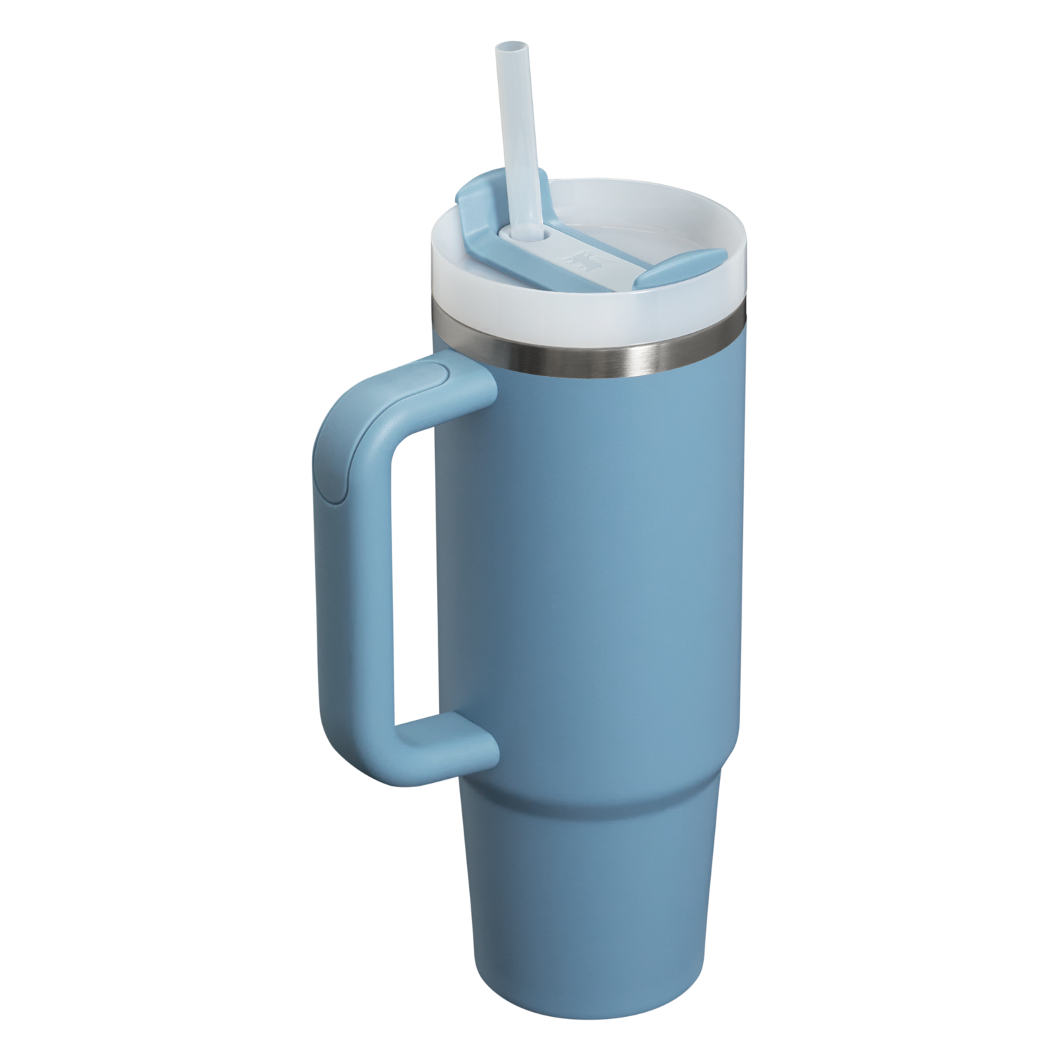 Large Capacity The Quencher H2.0 Flowstate Tumbler | Stanley Create D331C - Double-Wall Vacuum Insulated Travel Tumbler with Straw Detail