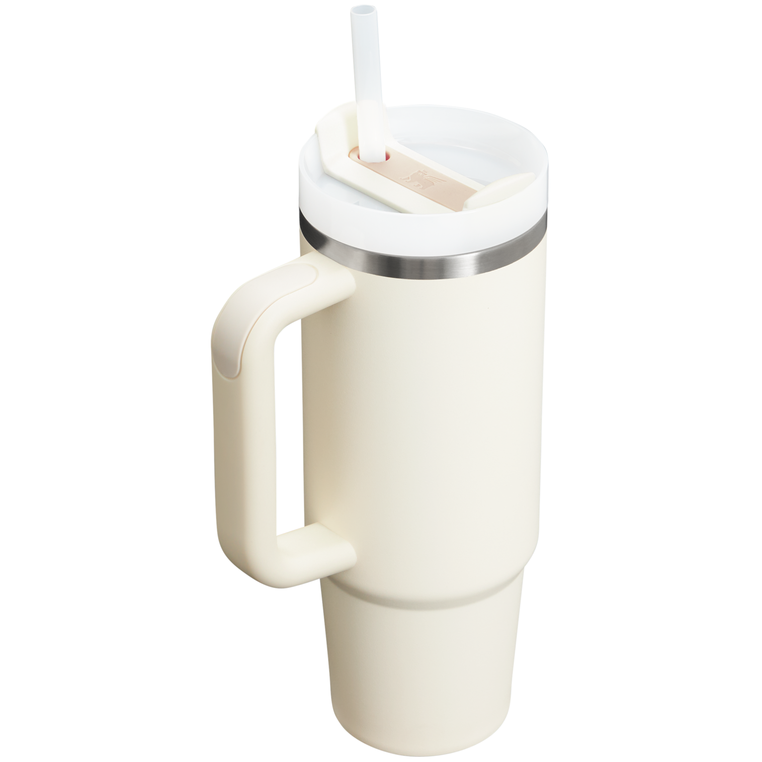 Large Capacity The Quencher H2.0 Flowstate Tumbler | Stanley Create D331C - Double-Wall Vacuum Insulated Travel Tumbler with Straw Detail