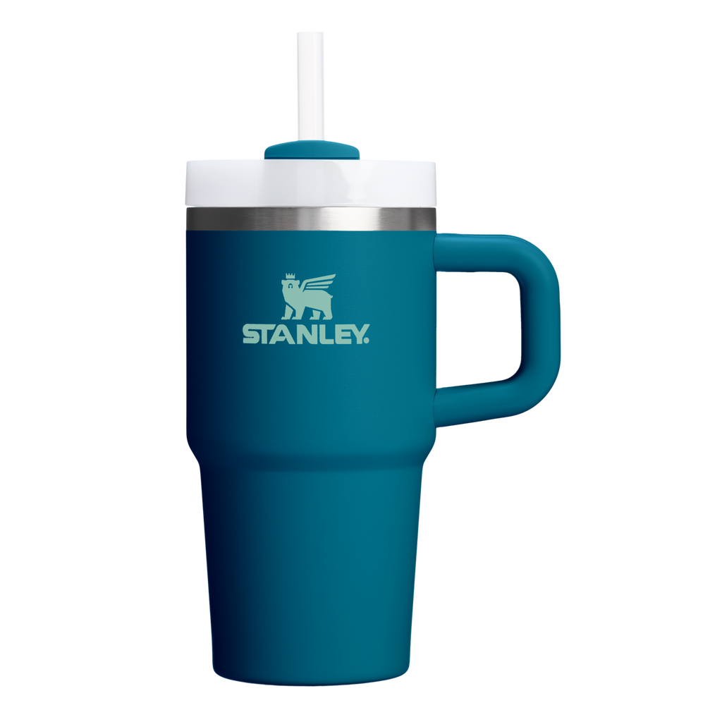 Large Capacity The Quencher H2.O Flowstate Tumbler D069R - Premium Stainless Steel Straw Cup for All-Day Hydration - Coastal Teal