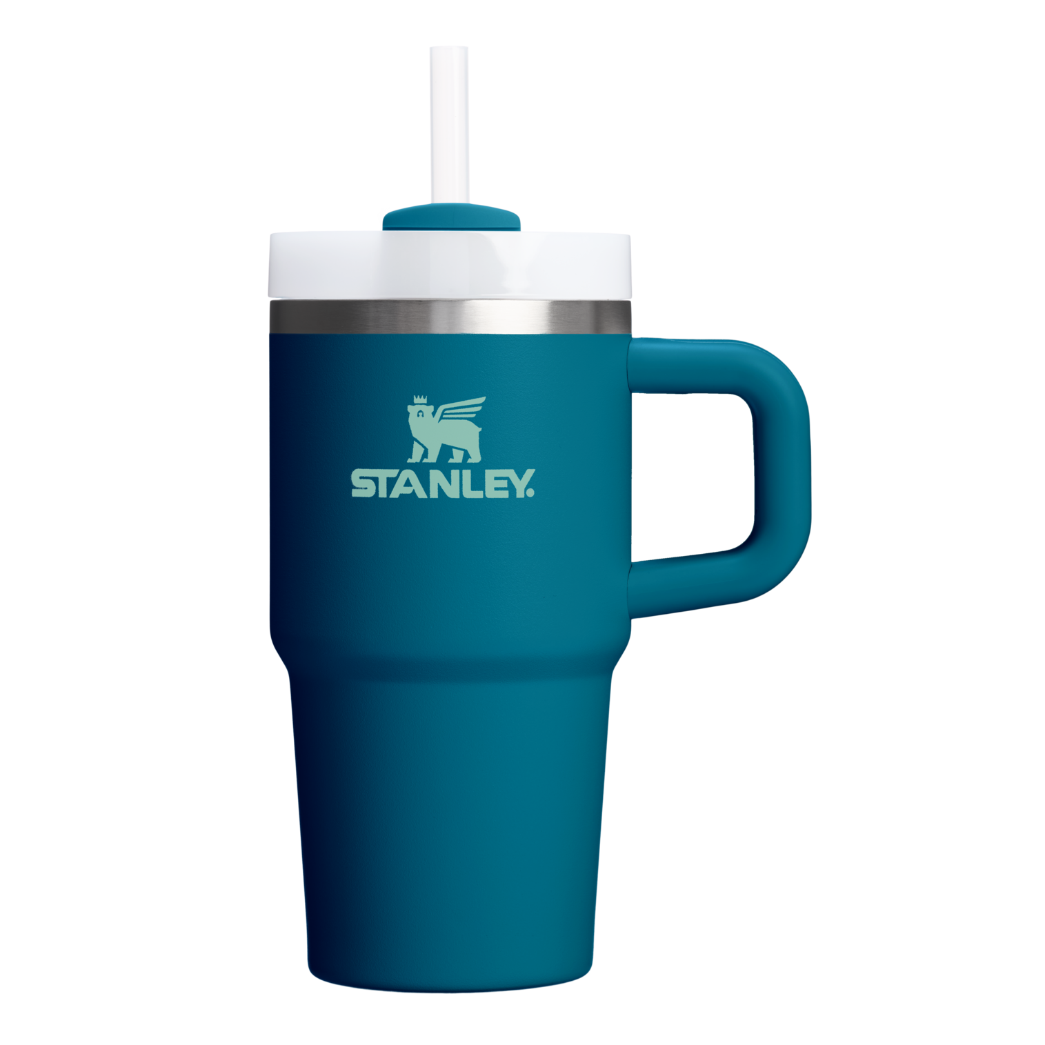 Large Capacity The Quencher H2.O Flowstate Tumbler D069R - Premium Stainless Steel Straw Cup for All-Day Hydration - Coastal Teal