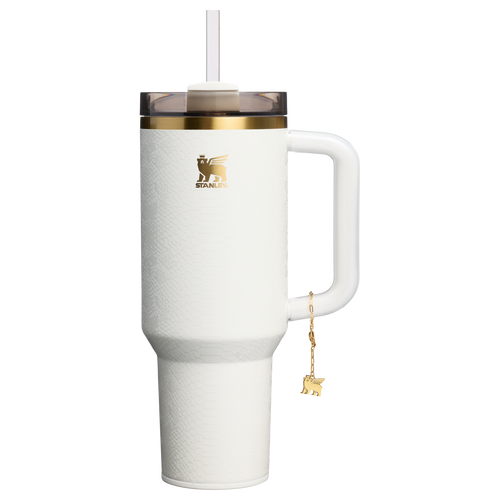 Double-Wall Vacuum The Quencher Luxe H2.0 Flowstate Tumbler D170A - FlowState 3-Position Lid Insulated Travel Mug - Pale Stone Snakeskin