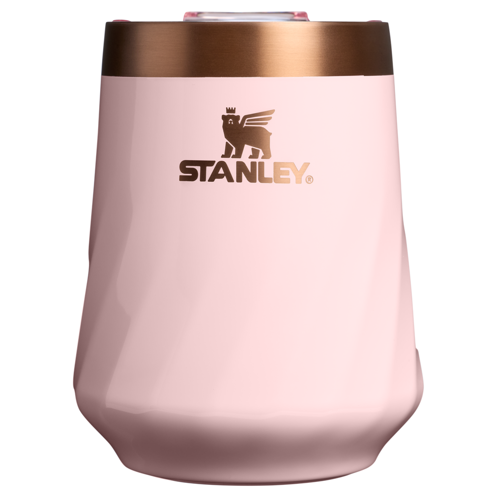 Vacuum Insulated Wine The Valentine’s Day Textured Reserve Wine Tumbler D233K - Shatterproof Flavor-Preserving Cocktail Tumbler with Lid - Pink Velvet Gloss