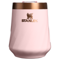 Vacuum Insulated Wine The Valentine’s Day Textured Reserve Wine Tumbler D233K - Shatterproof Flavor-Preserving Cocktail Tumbler with Lid - Pink Velvet Gloss