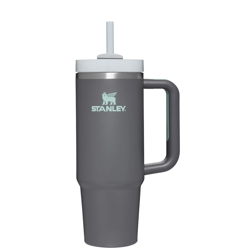 Large Capacity The Quencher H2.0 Flowstate Tumbler | Stanley Create D331C - Double-Wall Vacuum Insulated Travel Tumbler with Straw Detail