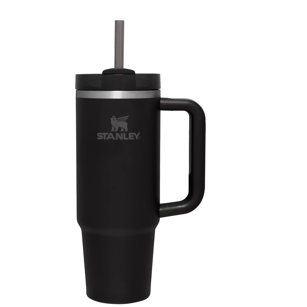 Car-Cup Friendly The Quencher H2.0 Flowstate Tumbler  | Stanley Create D332L - FlowState 3-Position Lid Insulated Travel Mug - Black